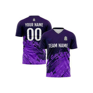 Maillot de football personnalisé pour adulte, short, nom d'équipe personnalisé, numéro de joueur, 100% polyester, séchage rapide, respirant, couleurs personnalisées - Product Image 1
