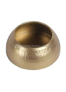 Juego de 4 macetas decorativas con forma de cuenco de oro martillado decorativas de gran venta - Product Image 3