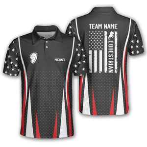 Short Sleeve Equestrian <b>Polo</b> <b>T</b> <b>Shirt</b> for Horse Riding Breathable Quick Dry Comfortable Sportswear for Training and Competition - Product Image 4