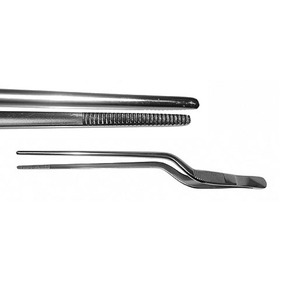 Pince à baïonnette Gruenwald 14 cm Pince à pansement auriculaire chirurgicale angulaire en acier inoxydable de haute qualité Source d'alimentation manuelle - Product Image 1