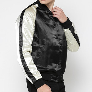 Chaqueta Universitaria de Satén para Hombre, Venta Directa de Fábrica, Marca Privada, Ropa Casual - Product Image 4