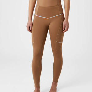 Pantalones ecuestres personalizados transpirables de primera calidad, pantalones de asiento completo de silicona estampados para mujer, mallas para montar a caballo - Product Image 1