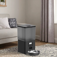 Distributeur de nourriture pour chien intelligent, étanche, portable, avec minuterie et contrôle des portions, avec enregistrement vocal