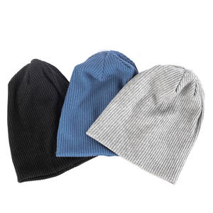 Bonnets d'hiver confortables, bonnets en tricot de grande taille, respirants, tendance, matière douce, séchage rapide, anti-rétrécissement, bonnets pour hommes - Product Image 6
