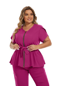 Combinaisons de travail personnalisées pour infirmières et médecins, tissu respirant, ajustement confortable, idéal pour le travail en clinique et à l'hôpital - Product Image 3