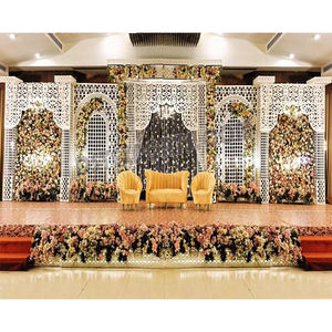 Paneles Metálicos Decorativos para Bodas Marroquíes, Diseño Nuevo, Corte Láser, Paneles Metálicos Decorativos para Bodas, Corte Láser, Hecho en EE. UU. - Product Image 1