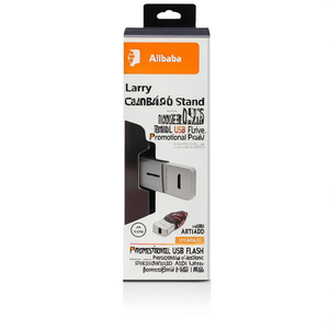 Supporto per Auto Portatile Larry in Legno dal Design Contemporaneo con Gadget Personalizzati e Chiavetta USB Promozionale - Product Image 3