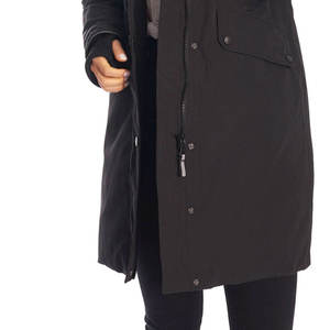 Moda mujer Parka chaqueta cálida acolchada con capucha abrigo impermeable a prueba de viento elegante prendas de vestir exteriores cómoda ropa de invierno duradera - Product Image 4