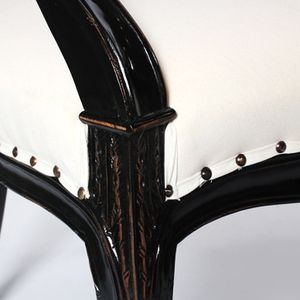 Ensemble de mobilier de restaurant n° 1701, Fabriqué en bois et en rotin, doté de sièges en mousse élégants - Product Image 4