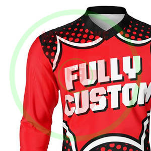 Camisetas de Motocross Transpirables de Alta Calidad, Diseño Personalizado, Camiseta de Motocross Sublimada, Ropa de Carreras, Camiseta de Motocross de Manga Larga - Product Image 3