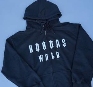 Sweat-shirt à capuche zippé unisexe en coton et polyester avec impression personnalisée du logo, marque privée, vente en gros en vrac - Product Image 2