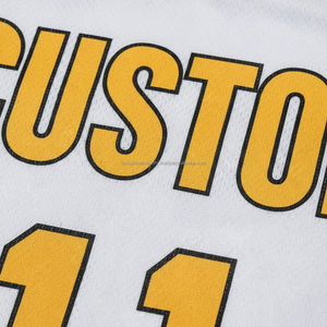 Nouveau maillot de basket-ball personnalisé OEM, sublimation, pas cher, respirant, vêtements de basket-ball pour hommes, uniforme de basket-ball surdimensionné, séchage rapide - Product Image 5