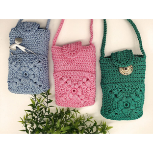 Bolso de teléfono de macramé para niñas y mujeres, mini bolso cruzado vintage, bolsos de moda para niñas OEM hecho en Vietnam - Product Image 5