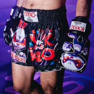 Short de sport personnalisable Muay Thai avec logo imprimé Short extensible Judo Taekwondo boxe Arts martiaux Grappling Shorts - Product Image 2