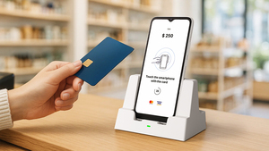 6.5 inch NFC điện thoại với Dock cầm Tay POS thiết bị với sạc Dock kiểm soát truy cập tap để thanh toán thanh toán NFC ODM POS Tablet PC - Product Image 2