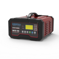 Chargeur de batterie de voiture intelligent rapide BNTD-60 12V/24V avec surveillance de la tension, carte SD, USB, type plomb-acide, batteries au lithium, fonction de boost