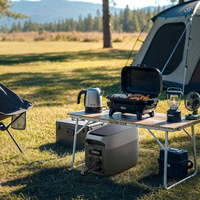 Alimentation portable DELTA 3 Max avec batterie LiFePO4 et contrôleur MPPT pour la maison, le camping en extérieur, les camping-cars et les voitures