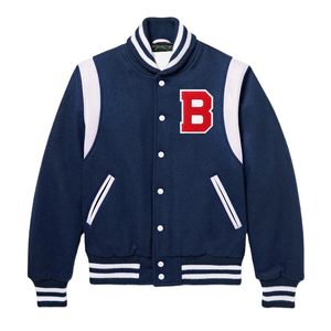 Vestes universitaires OEM personnalisées avec logo, vestes de baseball en laine, vestes universitaires vintage pour hommes, vestes universitaires vierges - Product Image 1