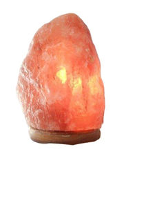Lampe de sel de l'Himalaya rose clair à intensité variable, style Feng Shui, technique de sculpture, pour chevet, chambre à coucher et décoration intérieure, vente chaude 2024 - Product Image 2