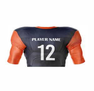 Uniforme de fútbol americano personalizado, ropa de equipo profesional, camisetas transpirables, pantalones de manga corta de talla grande disponibles - Product Image 4