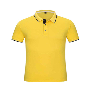 Venta al por mayor de personalización de la impresión del logotipo del bordado de los hombres Casual Golf Wear camisa multicolor de fibra de poliéster Polo camiseta - Product Image 6