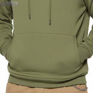 Sweat-shirts à capuche avec poche respirants et à séchage rapide pour l'hiver, 350 g/m², 450 g/m², 480 g/m², 500 g/m², personnalisables, écologiques, unis, en polaire - Product Image 3