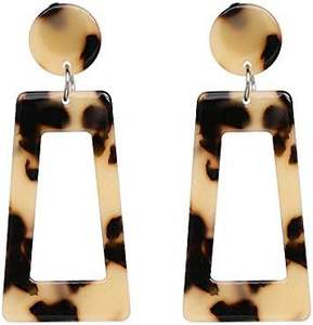 Pendiente de resina epoxi de diseño Premium para niñas, fiestas de lujo, diseño Popular, venta al por mayor, pendiente de resina de nueva moda, uso diario en el hogar - Product Image 2