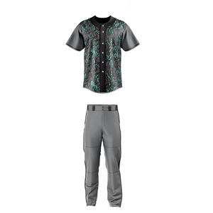 2025 traje de club de sublimación de alta calidad para hombres, uniforme de béisbol de manga larga, conjuntos de uniformes de béisbol transpirables - Product Image 1