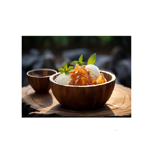 Eco Friendly Wood Ice Cream <b>Dessert</b> Display Restaurants Party Ware Use <b>Bowl</b> Top Demanding Top Selling - Product Image 2