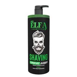 दाढ़ी के लिए 1 शेविंग 500 ग्राम - पुरुषों के लिए एल्फा - पेशेवर उत्पाद जो त्वचा पर ताज़ा एहसास प्रदान करता है