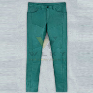 กางเกงหนังผู้ชายโลโก้สั่งทำพิเศษ ขายดีที่สุด ชุดลำลอง สีพื้น - Product Image 2