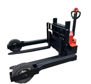 รถยกพาเลทไฟฟ้าแบบออฟโรดใหม่ ขนาด 1.5 ตัน ควบคุมด้วยรีโมท ล้อ PU ยกสูงได้ 270 มม. ได้รับการรับรองมาตรฐาน CE/ISO สำหรับพื้นที่ขรุขระ - Product Image 1