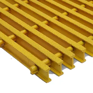Grata resistente alla corrosione resistente ad alta resistenza della pavimentazione di Grp Frp resistente per la passerella solare