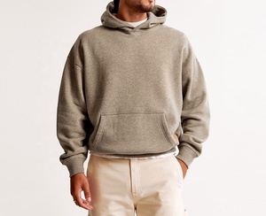 Sudadera Clásica con Capucha, Lisa, de Felpa de Algodón de 450 g/m². Sudadera con Capucha de Felpa Premium, MOQ Bajo, Hombros Caídos - Product Image 4