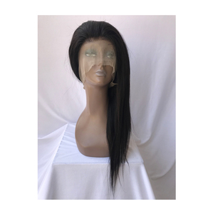 Prix le plus bas du marché brésilien 22 pouces cuticule aligné soyeux droite pleine dentelle perruque d'extension de cheveux humains pour les fournisseurs mondiaux - Product Image 1
