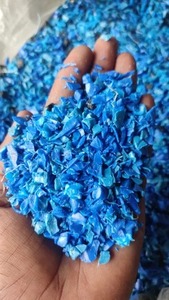 Daur ulang HDPE biru Drum Scrap Baled/pertama diasah HDPE biru Drum Grinding Scrap / HDPE biru Drum serpihan pemasok