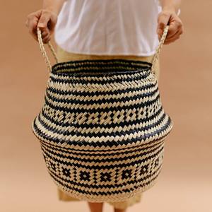 ตะกร้าหญ้าทะเลสำหรับตกแต่งตะกร้าหญ้าทะเลสำหรับใส่ในบ้าน - Product Image 3