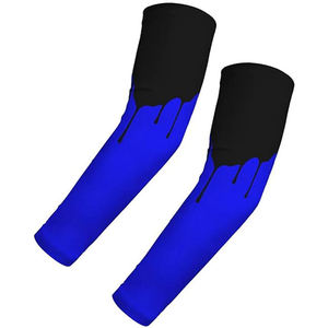 Manchons de bras de compression avec logo personnalisé Protection UV anti-goutte Respirant 100% polyester écologique Vêtements de sport pour l'extérieur - Product Image 4