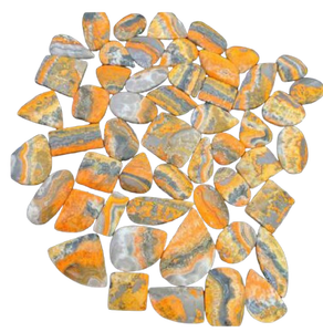 Piedra preciosa de ágata suelta de cabujón de jaspe de abejorro de corte ovalado Natural de alta calidad - Product Image 1