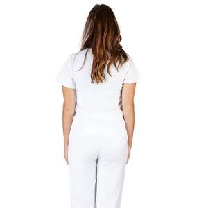 Custom Short Sleeve Operating ICU Women Nursing Suit <b>Doctor</b> Beautician Hospital Stretchy Nurse Medical Scrub Uniform <b>Set</b> - Product Image 6
