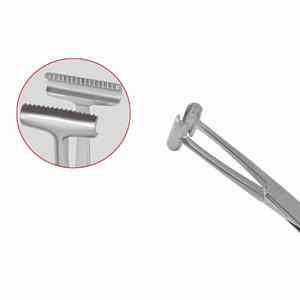 Pratt-Smith Instrumentos quirúrgicos dentales manuales Fórceps de agarre de tejido hemorroidal Fórceps hemostáticos Abrazadera de metal/acero - Product Image 4