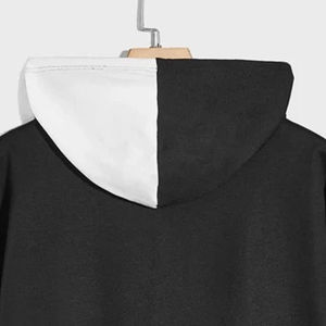 Sweat à capuche surdimensionné pour homme, 100% coton, tissu polaire doux, chaud, confortable, à porter au quotidien, décontracté, coupe ample, respirant, design d'hiver - Product Image 6