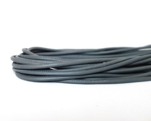 Cordón de cuero redondo a precio de fábrica al por mayor, cordón de cuero cosido a Napa, cordón de joyería - Product Image 2