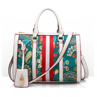 Sac fourre-tout en toile imprimé ethnique bohème de grande capacité pour femmes nouveau sac de messager à usage quotidien de conception de bouton populaire de mode Vintage