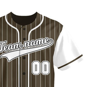 Jersey de béisbol personalizado de nuevo estilo para hombres, ropa deportiva, camisa de béisbol, estampado por sublimación, camisetas de béisbol de precio barato - Product Image 4