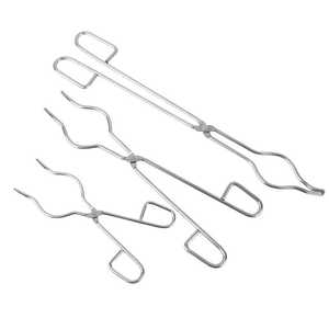 Chapati Tong เซ็ทเหล็ก3ชิ้นชุบสีเงินชุบสำเร็จสำหรับห้องครัวห้องรับประทานอาหารบ้านอุปกรณ์ทำอาหารและการใช้ในบุฟเฟต์อาหาร - Product Image 1