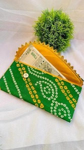 กระเป๋าคลัตช์ bandhani สำหรับซองเงิน shagun pottli สำหรับ ramadan Diwali ปีใหม่ปาร์ตี้วันวาเลนไทน์ของขวัญเงินสด - Product Image 2