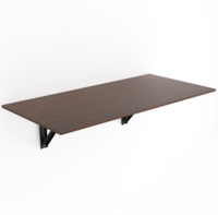 BLUEWUD Hemming Engineered Wood Wand klappbarer Esstisch 4-Sitzer ohne Stuhl für Esszimmer Wohnzimmer möbel