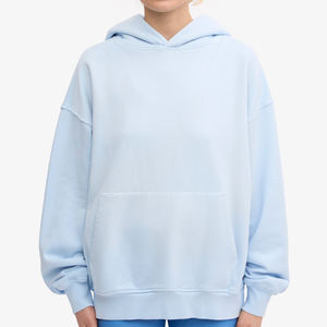 Sweat à capuche pour homme en coton 100% de 600 GSM, poids lourd, personnalisable avec impression et broderie de logo, sweat à capuche surdimensionné de haute qualité en polaire - Product Image 3