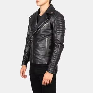 Top Design Men's Spring Jacket Stand Collar Full Sleeve 100% Genuine Leather Customizable Reasonable Price Waterproof Breathable - Product Image 3